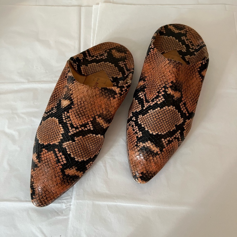 Modern Soul Snake Skin Mule